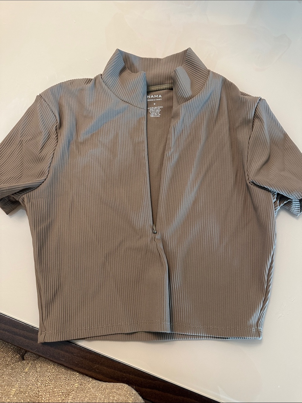 Nama half zip compression shirt M